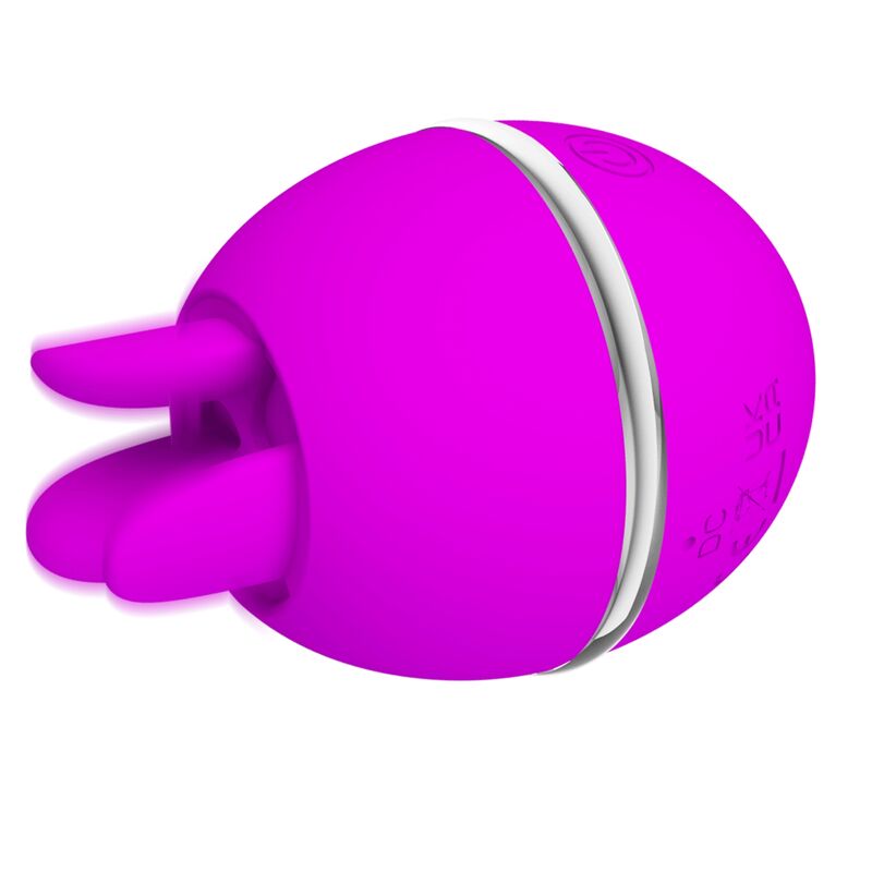 PRETTY LOVE - VIBRADOR DE SILICONA REDONDO GEMINI BALL MORADO - Imagen 6