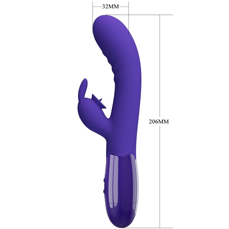 PRETTY LOVE - CERBERUS YOUTH VIBRADOR RABBIT VIOLETA - Imagen 6