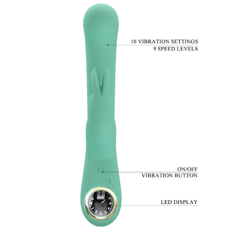 PRETTY LOVE - LAMAR VIBRADOR RABBIT & PUNTO G VERDE - Imagen 9
