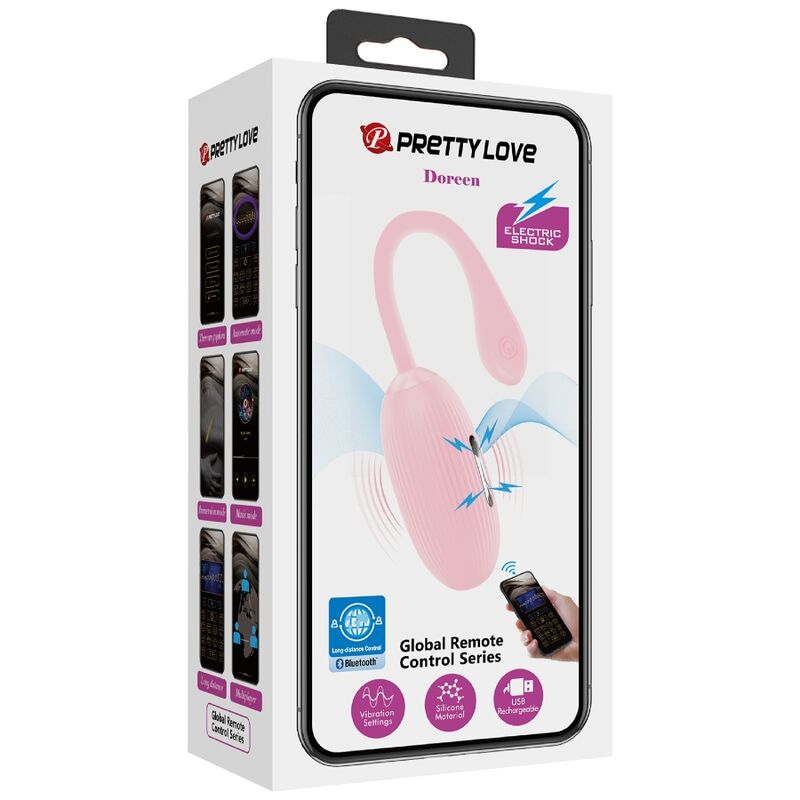 PRETTY LOVE - DOREEN HUEVO VIBRADOR RECARGABLE ROSA - Imagen 13