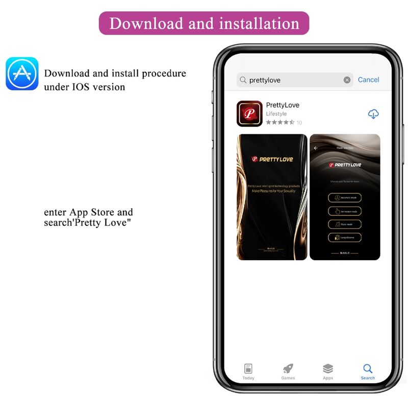 PRETTY LOVE - DOREEN HUEVO VIBRADOR RECARGABLE ROSA - Imagen 10