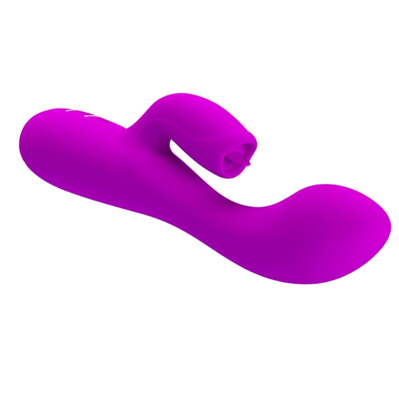 PRETTY LOVE - GLORIA VIBRADOR CONEJO RECARGABLE-IMPERMEABLE MORADO - Imagen 5