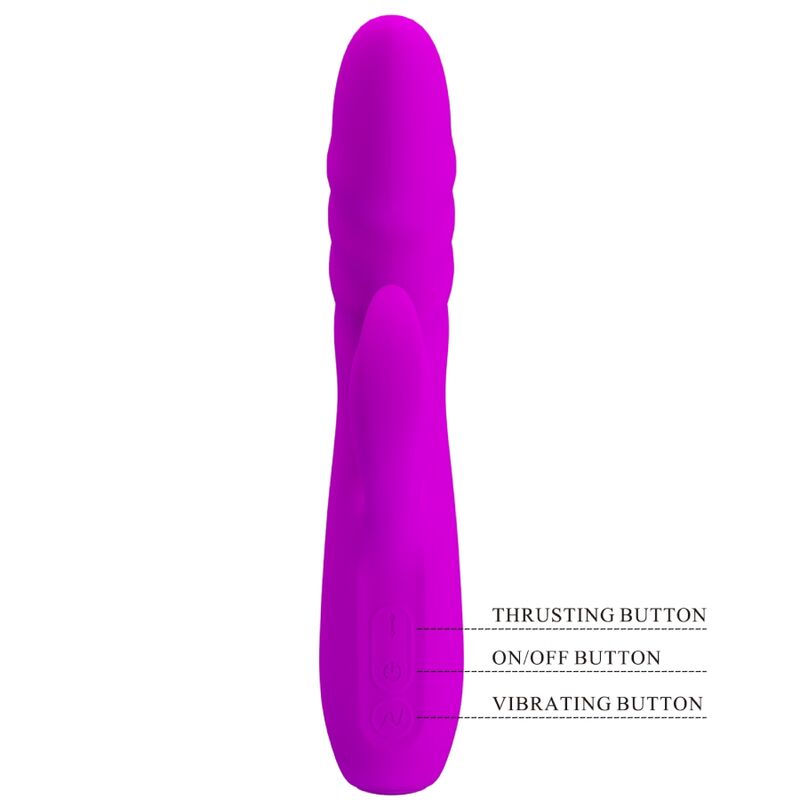 PRETTY LOVE - MELANIE VIBRADOR CONEJO RECARGABLE MORADO - Imagen 7