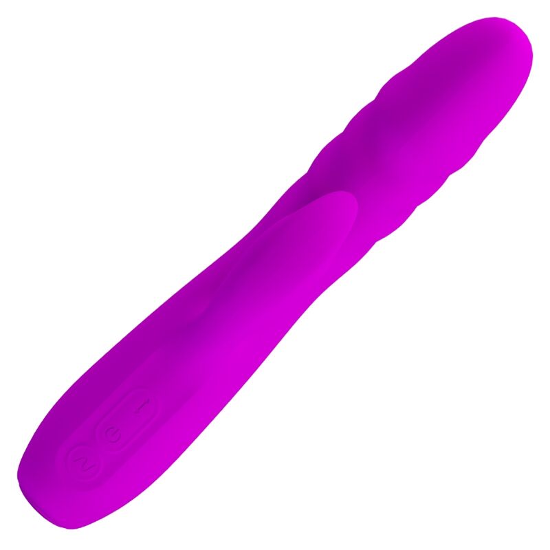 PRETTY LOVE - MELANIE VIBRADOR CONEJO RECARGABLE MORADO - Imagen 9