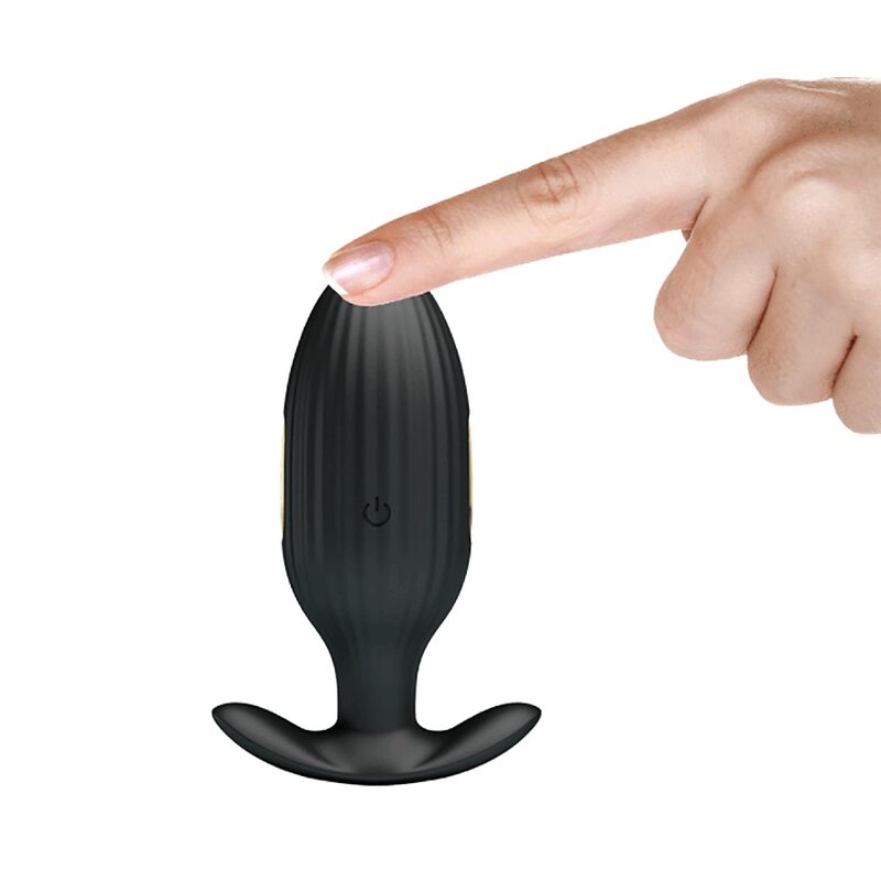 PRETTY LOVE - KELLY PLUG ANAL VIBRADOR RECARGABLE NEGRO - Imagen 8