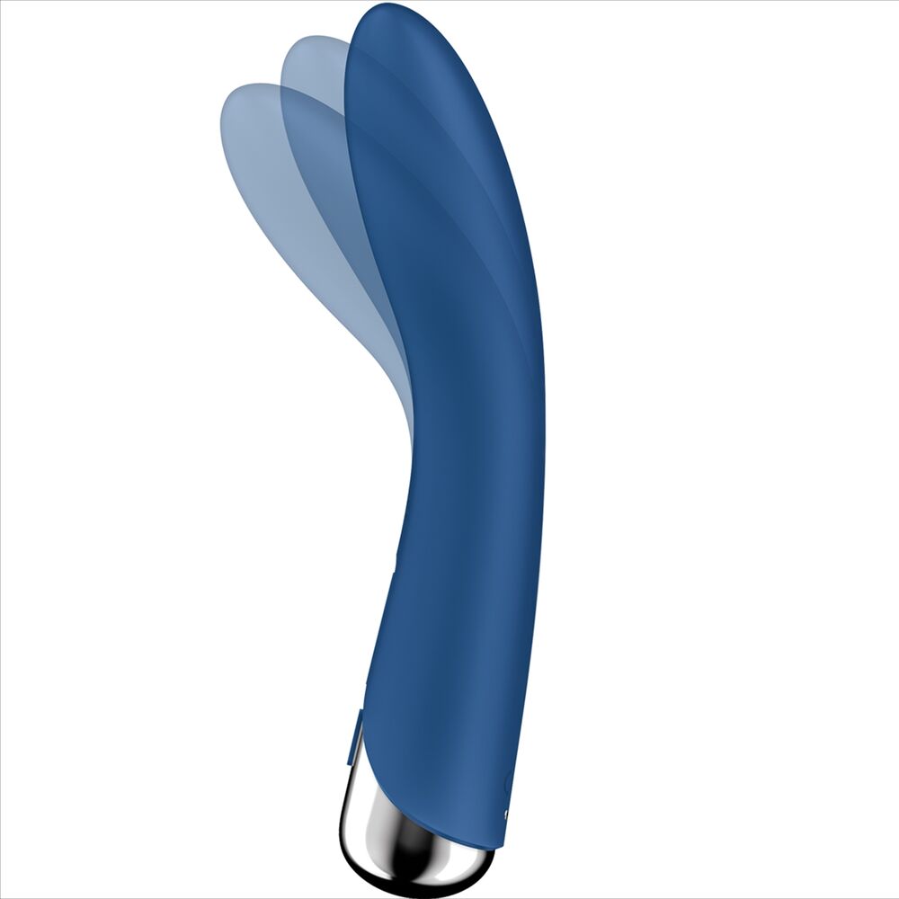 SATISFYER - SPINNING VIBE 1 VIBRADOR ROTADOR G-SPOT AZUL - Imagen 5