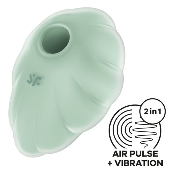 SATISFYER - CLOUD DANCER VERDE VIBRADOR AIR PULSE - VERDE