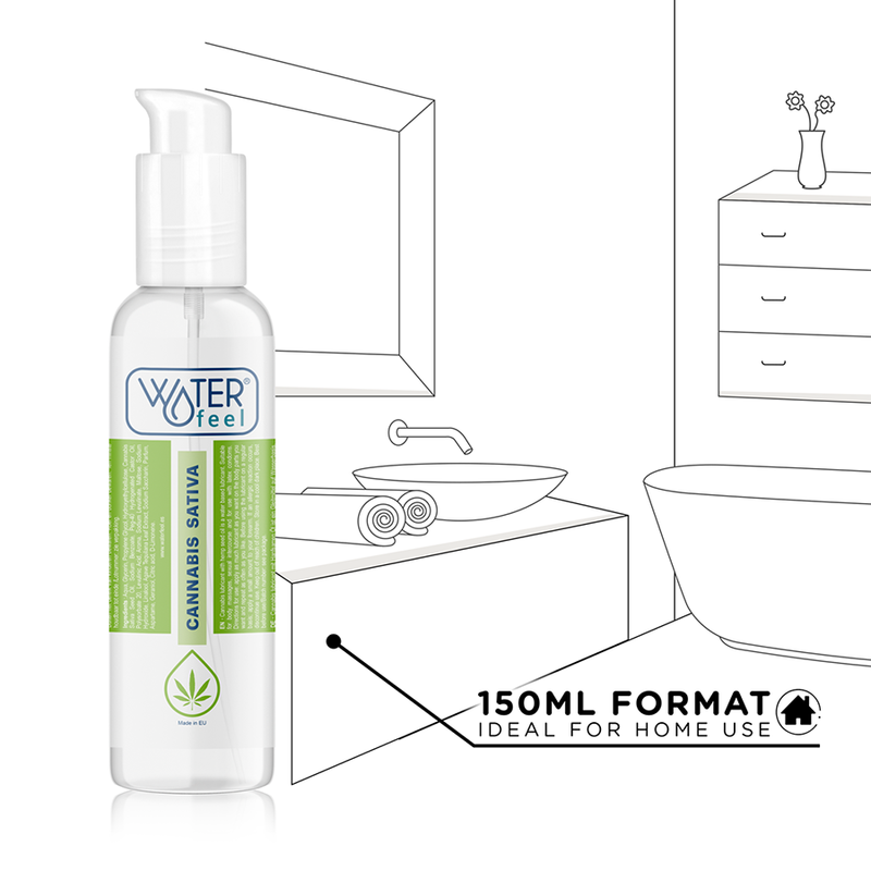 WATERFEEL - LUBRICANTE CANNABIS 150 ML - Imagen 6