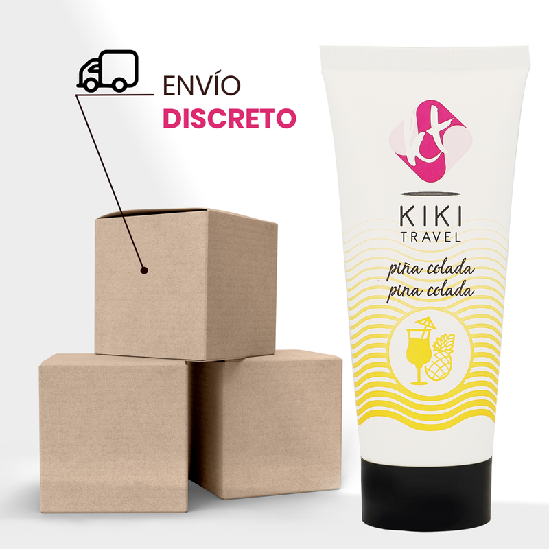 KIKÍ TRAVEL - LUBRICANTE SABOR A PIÑA COLADA 50 ML - Imagen 8