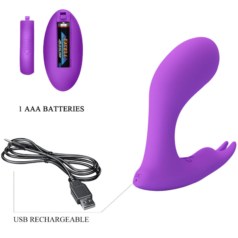 PRETTY LOVE - IDABELLE VIBRATION & PULSATION CONTROL REMOTO VIOLETA - Imagen 6