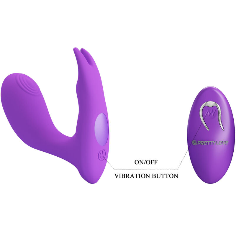 PRETTY LOVE - IDABELLE VIBRATION & PULSATION CONTROL REMOTO VIOLETA - Imagen 7