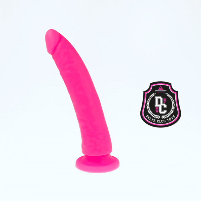 DELTA CLUB - TOYS DILDO ROSA SILICONA MEDICA 17 CM -O- 3 CM - Imagen 3