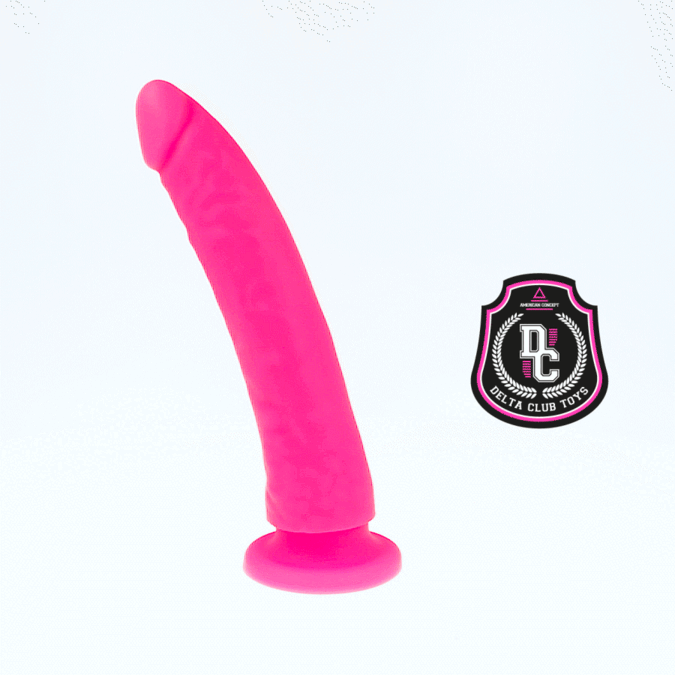 DELTA CLUB - TOYS DILDO ROSA SILICONA MEDICA 20 CM -O- 4 CM - Imagen 7