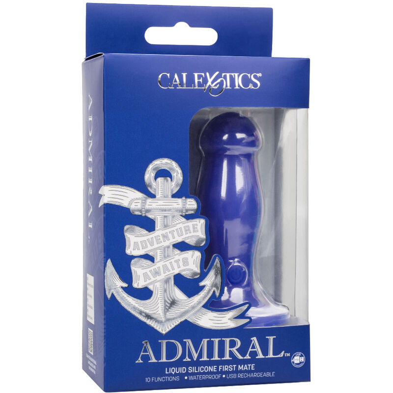 CALEXOTICS - ADMIRAL FIRST MATE PLUG ANAL VIBRADOR AZUL - Imagen 6