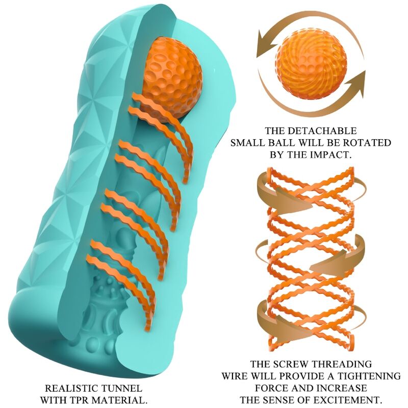 PRETTY LOVE - MASTURBADOR VICTORIA CASPAR VERDE AGUA - Imagen 6