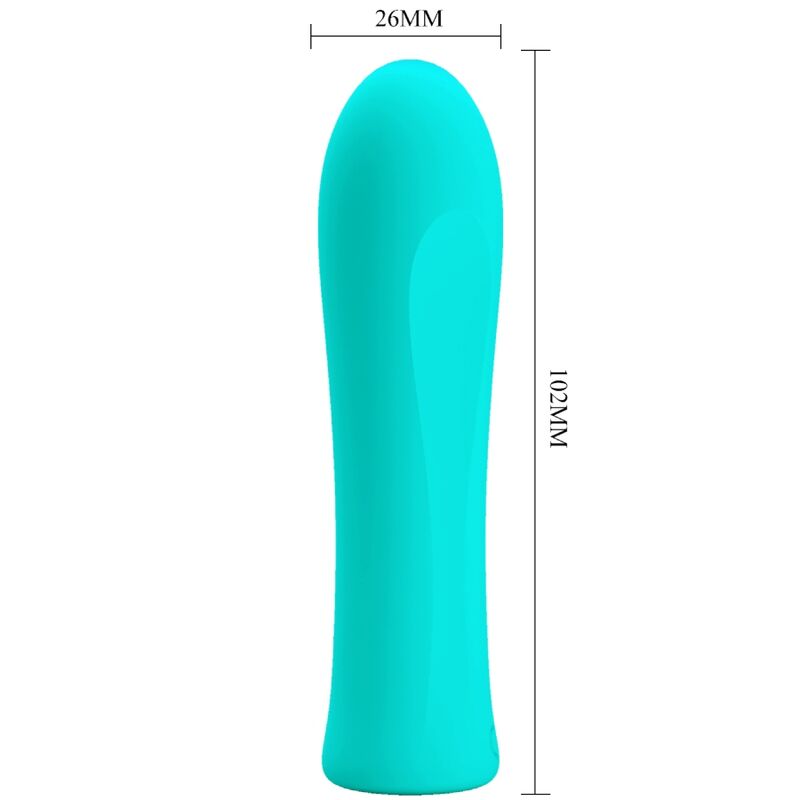 PRETTY LOVE - ALFREDA VIBRADOR SUPER POWER VERDE AGUA - Imagen 6