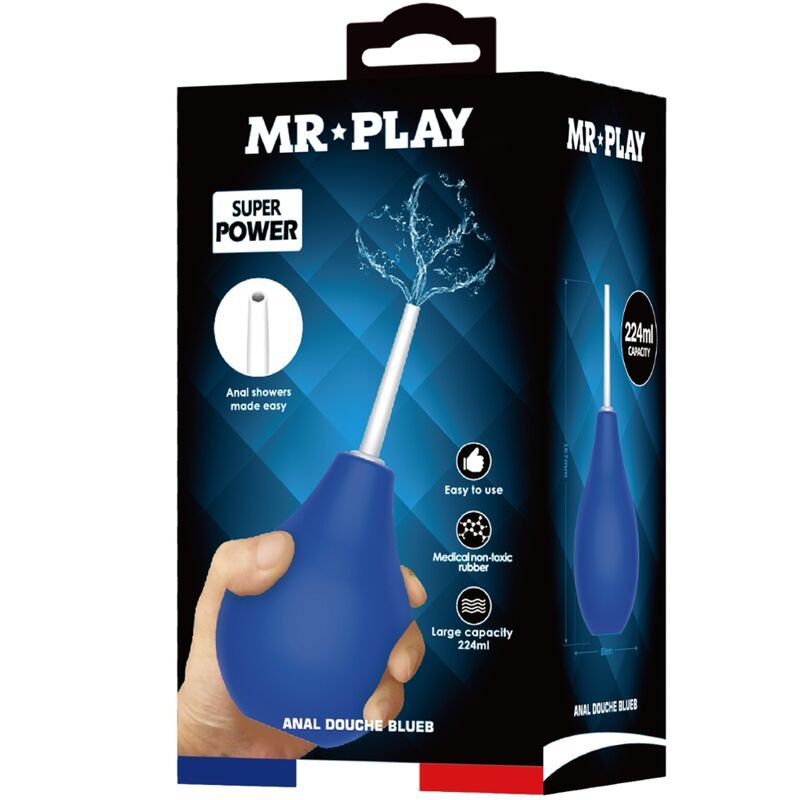 MR PLAY - DUCHA ANAL BLUEB SUPER POWER AZUL - Imagen 8