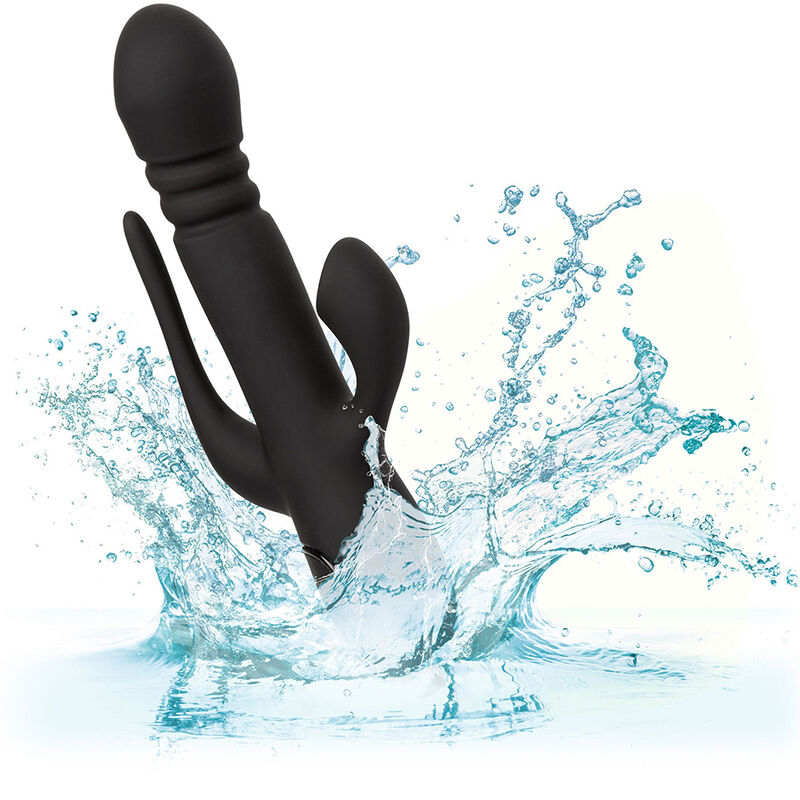 CALEXOTICS - VIBRADOR TRIPLE EUPHORIA NEGRO - Imagen 9