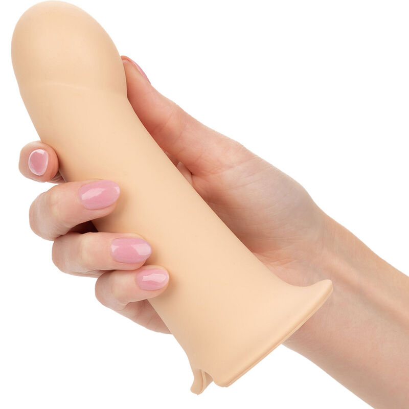 CALEXOTICS - PERFORMANCE MAXX EXTENSIÓN CON ARNÉS PIEL CLARO - Imagen 11