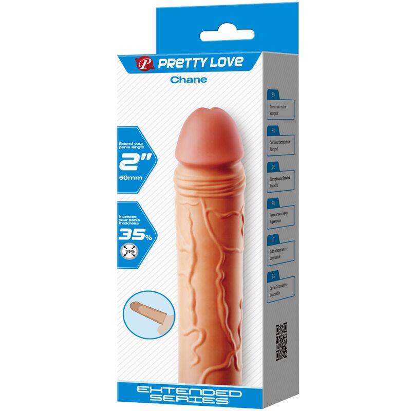 PRETTY LOVE - CHANE FUNDA DE PENE EXTENSORA NATURAL - Imagen 3