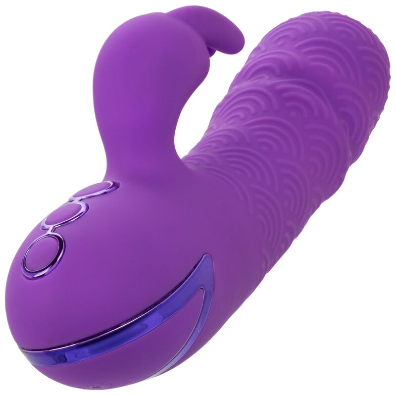 CALEXOTICS - MANHATTAN BEACH MARVEL VIBRADOR RABBIT MORADO BY CALIFORNIA DREAMING - Imagen 8