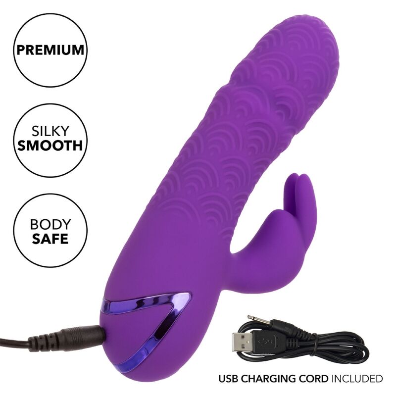 CALEXOTICS - MANHATTAN BEACH MARVEL VIBRADOR RABBIT MORADO BY CALIFORNIA DREAMING - Imagen 5