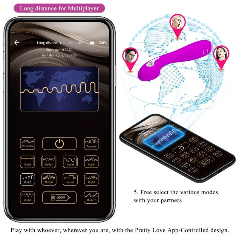 PRETTY LOVE - HECTOR VIBRADOR ELECTROSHOCK APP GRATUITA VIOLETA - Imagen 17