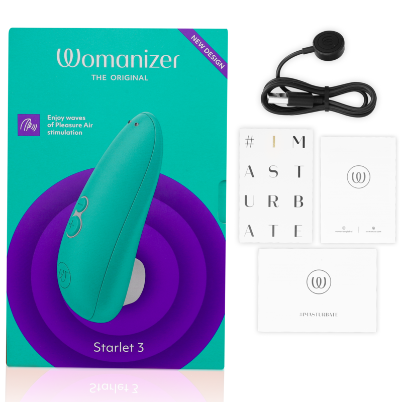 WOMANIZER - STARLET 3 ESTIMULADOR CLÍTORIS TURQUESA - Imagen 7
