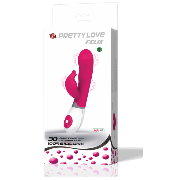 PRETTY LOVE - FLIRTATION VIBRADOR CON ESTIMULADOR FELIX - Imagen 3