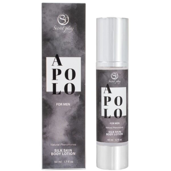 SECRETPLAY - APOLO LOCION PIEL DE SEDA PARA HOMBRES 50 ML