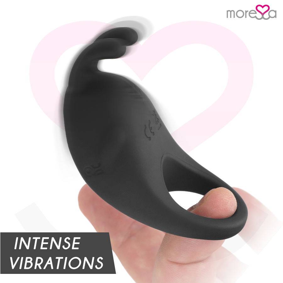MORESSA - BRAD PREMIUM SILICONE RECARGABLE NEGRO - Imagen 8