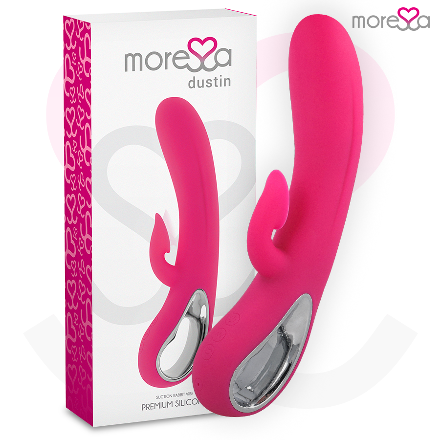 MORESSA - DUSTIN SUCCION CLITORIAL Y POTENTE VIBRACION PREMIUM SILICONE RECARGABLE
