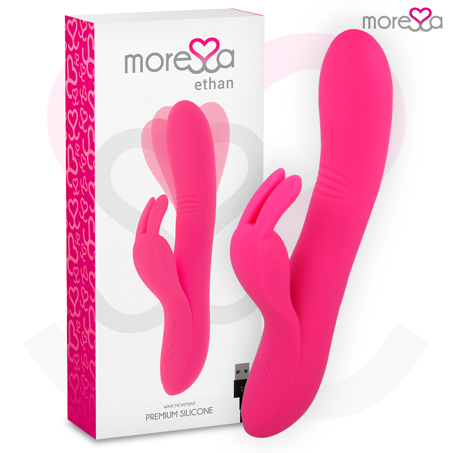 MORESSA - ETHAN EFECTO WAVE MAS POTENTE VIBRACION PREMIUM SILICONE RECARGABLE