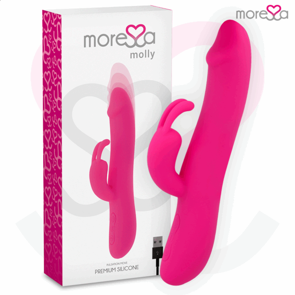MORESSA - MOLLY IMPULSOR UP&DOWN Y POTENTE VIBRACION PREMIUM SILICONE RECARGABLE