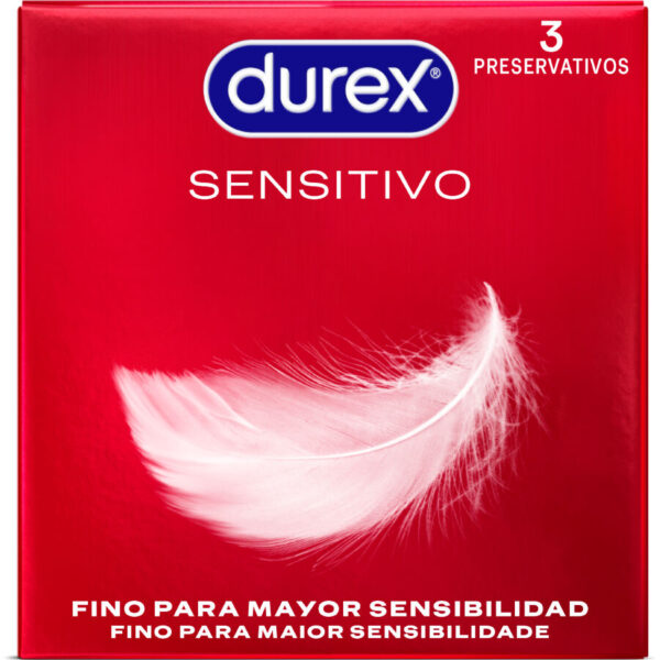 DUREX - SENSITIVO SUAVE 3 UNIDADES