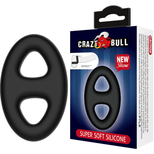 CRAZY BULL - ANILLO SILICONA DOBLE SUPER SUAVE