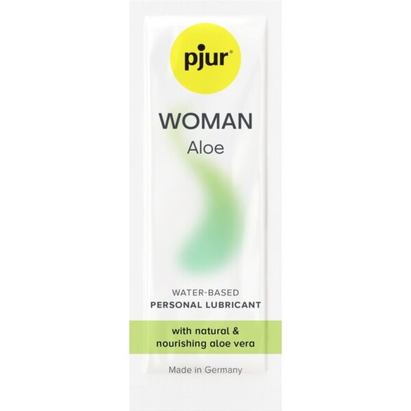 PJUR - WOMAN ALOE LUBRICANTE BASE AGUA 2 ML