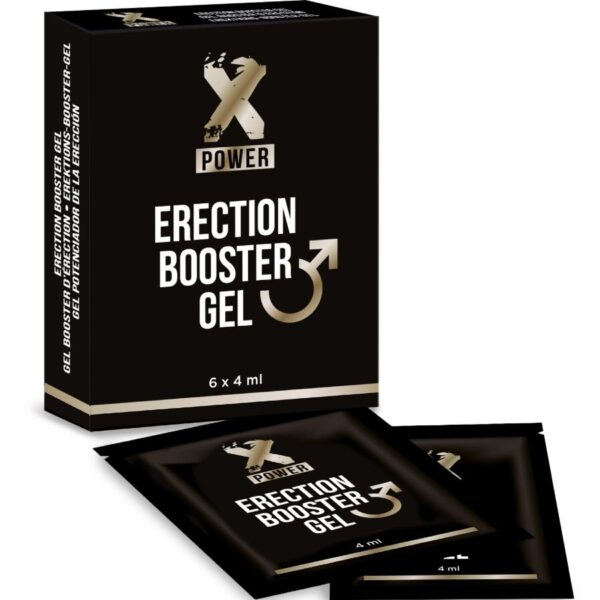 XPOWER - ERECTION BOOSTER GEL POTENCIADOR ERECCION 6 X 4 ML