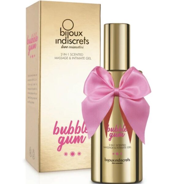 BIJOUX - BUBBLE GUM GEL 2 EN 1 SILICONA CHICLE DE FRESA 100 ML