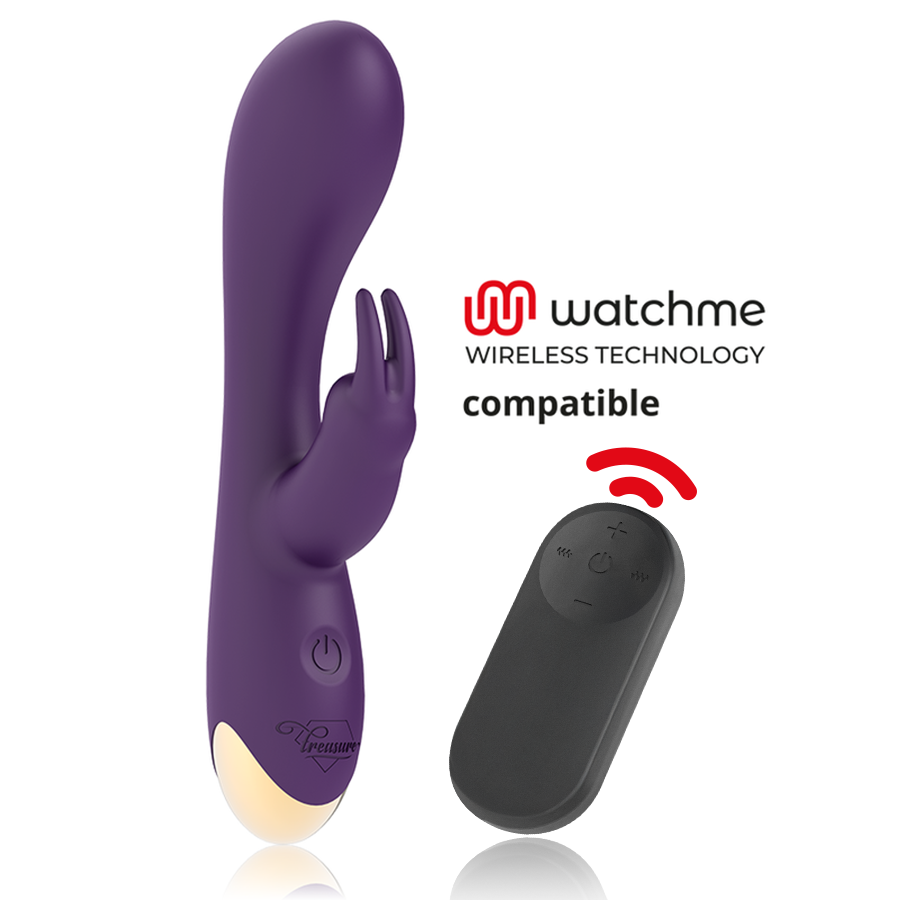 TREASURE - LAURENCE RABBIT VIBRADOR COMPATIBLE CON LA TECNOLOGÍA WATCHME WIRELESS