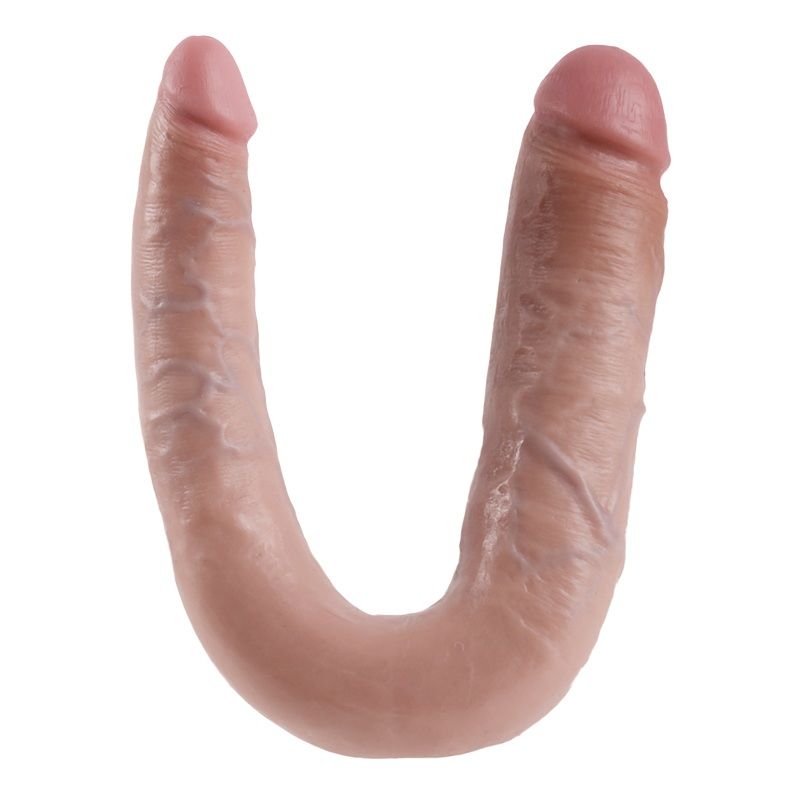 KING COCK - DILDO DOBLE PENETRACIÓN 17.8 CM NATURAL - Imagen 6
