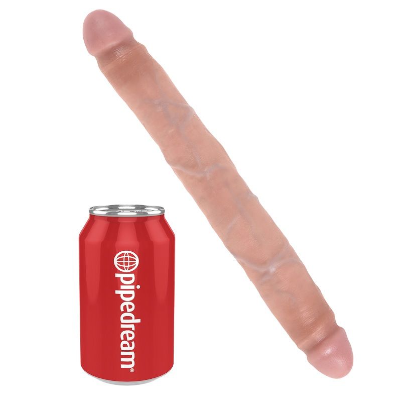 KING COCK - DILDO DOBLE NATURAL 30 CM - Imagen 4