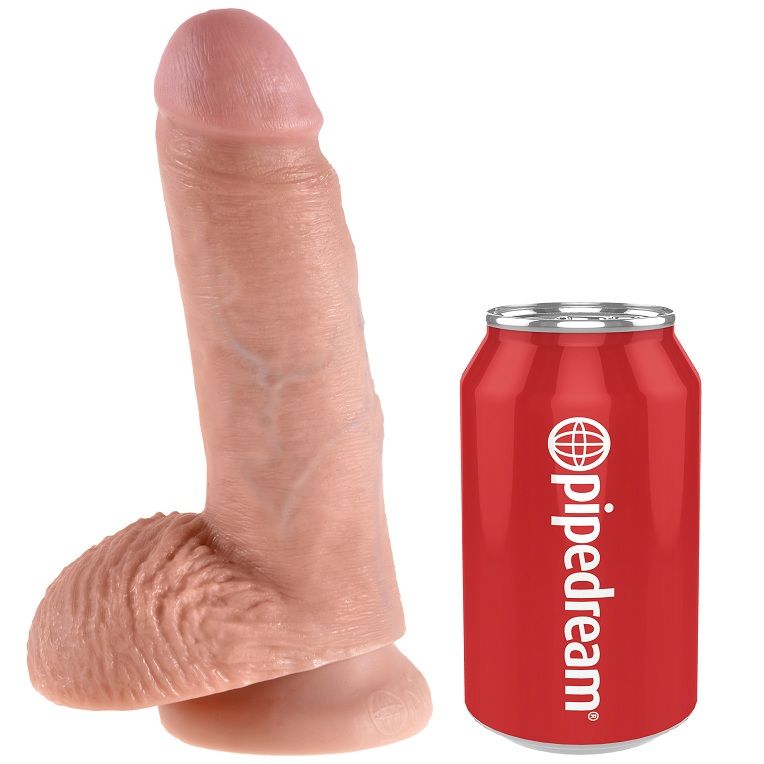 KING COCK - 7 PENE REALISTICO NATURAL 17.8 CM - Imagen 5