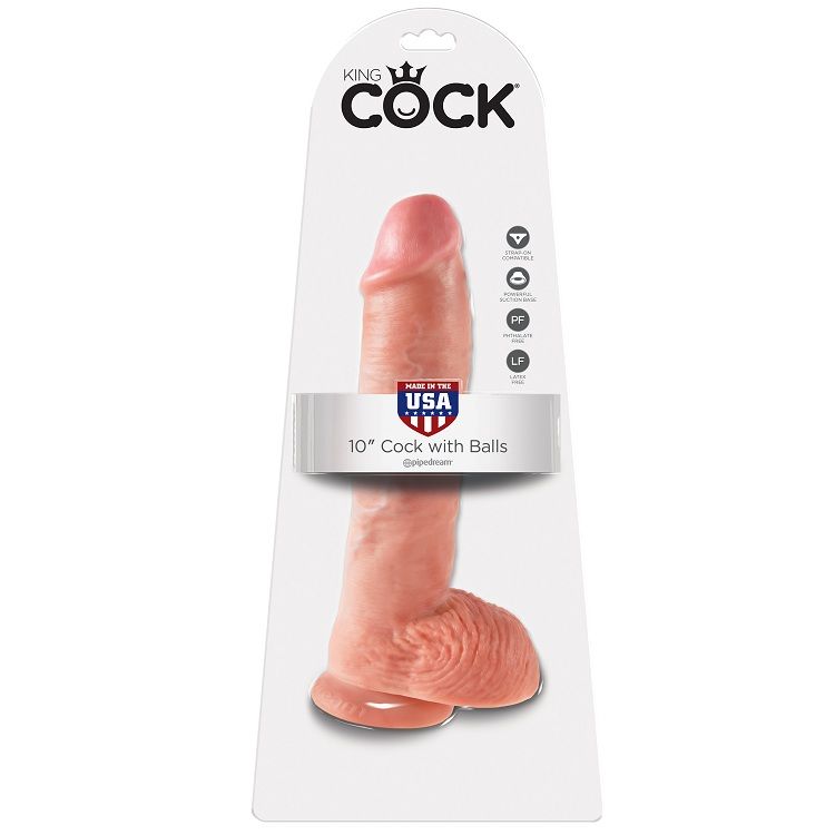 KING COCK - 10 PENE REALISTICO NATURAL 26.5 CM - Imagen 3
