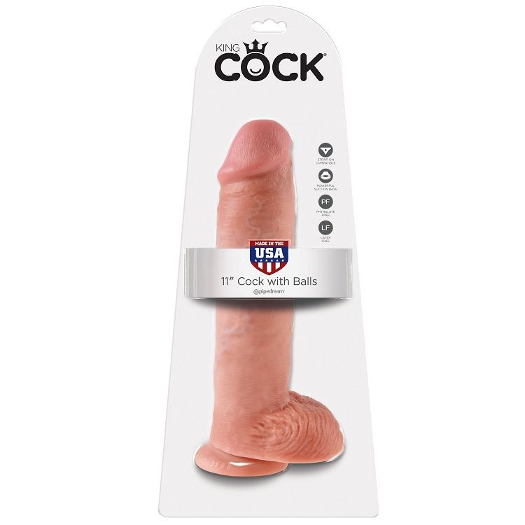 KING COCK - 11 PENE REALISTICO NATURAL 28 CM - Imagen 3
