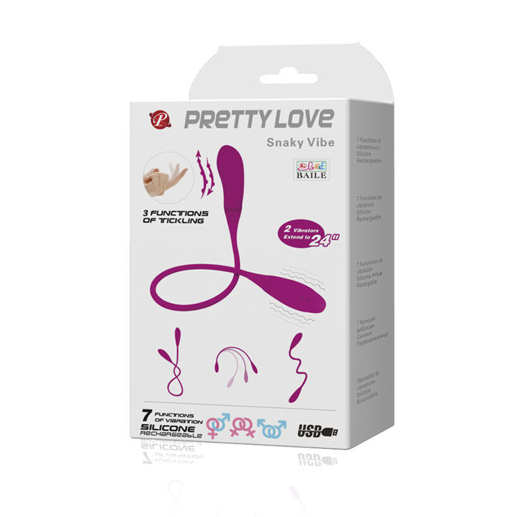 PRETTY LOVE - SMART SNAKY VIBE VIBRADOR 7 V + 3 TICKLING - Imagen 11