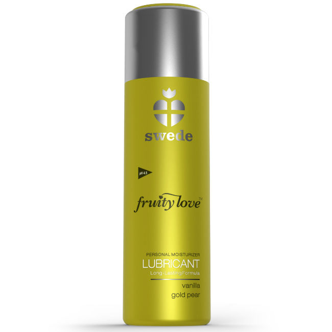 SWEDE - FRUITY LOVE LUBRICANTE PERA GOLDEN Y VAINILLA 50 ML - Imagen 3