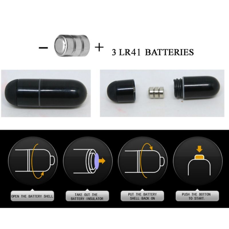 PRETTY LOVE - FLIRTATION DEDAL CON VIBRACION STEWARD NEGRO - Imagen 8