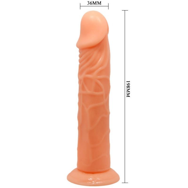 BAILE - DILDO VIVE REALISTIC 19.8 CM COR NATURAL - Imagen 7