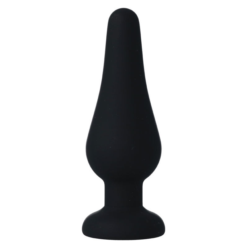 INTENSE - ANAL PLUG PIPO M SILICONE NEGRO 11 CM - Imagen 4